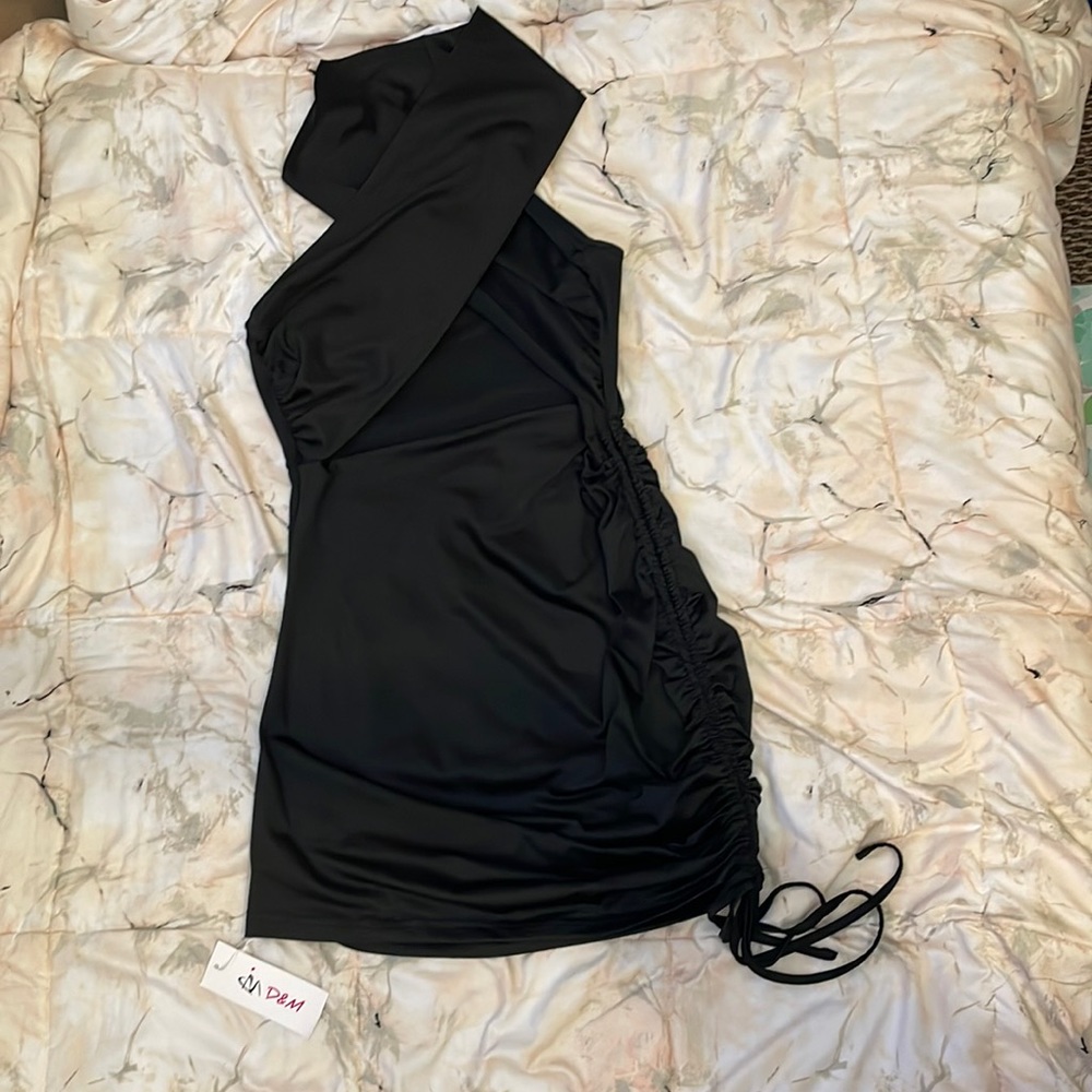 Mini black dress